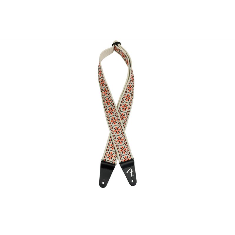 Гитарный ремень FENDER STRAP 2" PASADENA WOVEN LATTICE ORANGE